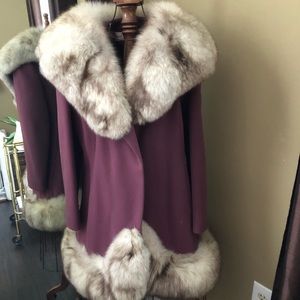 Vintage real Fur Coat !! Swing Style